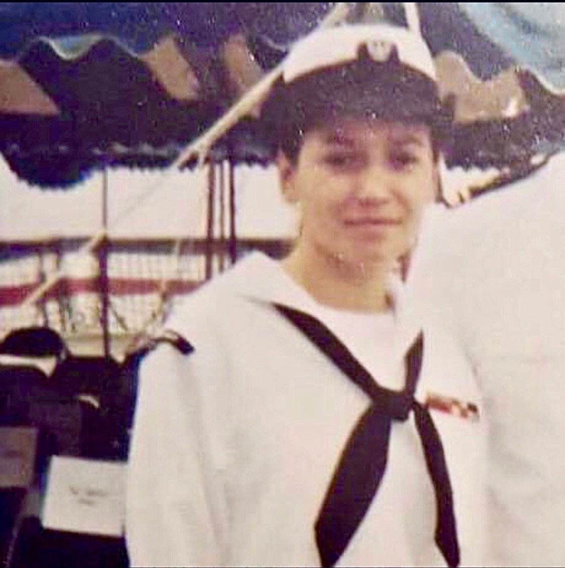 Adviya Rabchenia is proud of the U.S. Navy uniform that she wore as she faithfully served her new country.